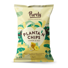 Load image into Gallery viewer, Purely Plantain Chips Lemon and Salt - Sharing Bag