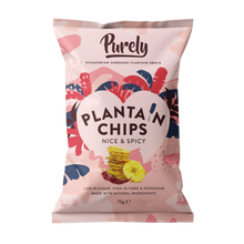 Load image into Gallery viewer, Purely Plantain Chips Nice & Spicy - Sharing Bag