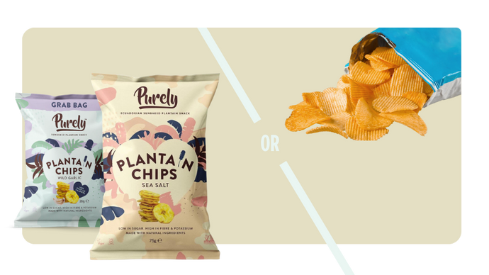 Plantain Chips vs Potato Chips