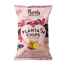 Load image into Gallery viewer, Purely Plantain Chips Nice &amp; Spicy - Sharing Bag
