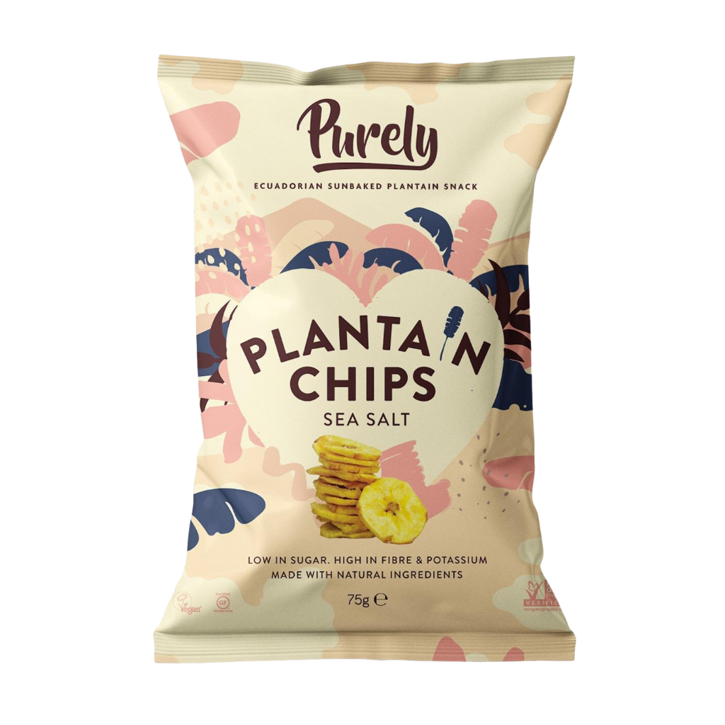 Purely Plantain Chips Sea Salt - Sharing Bag